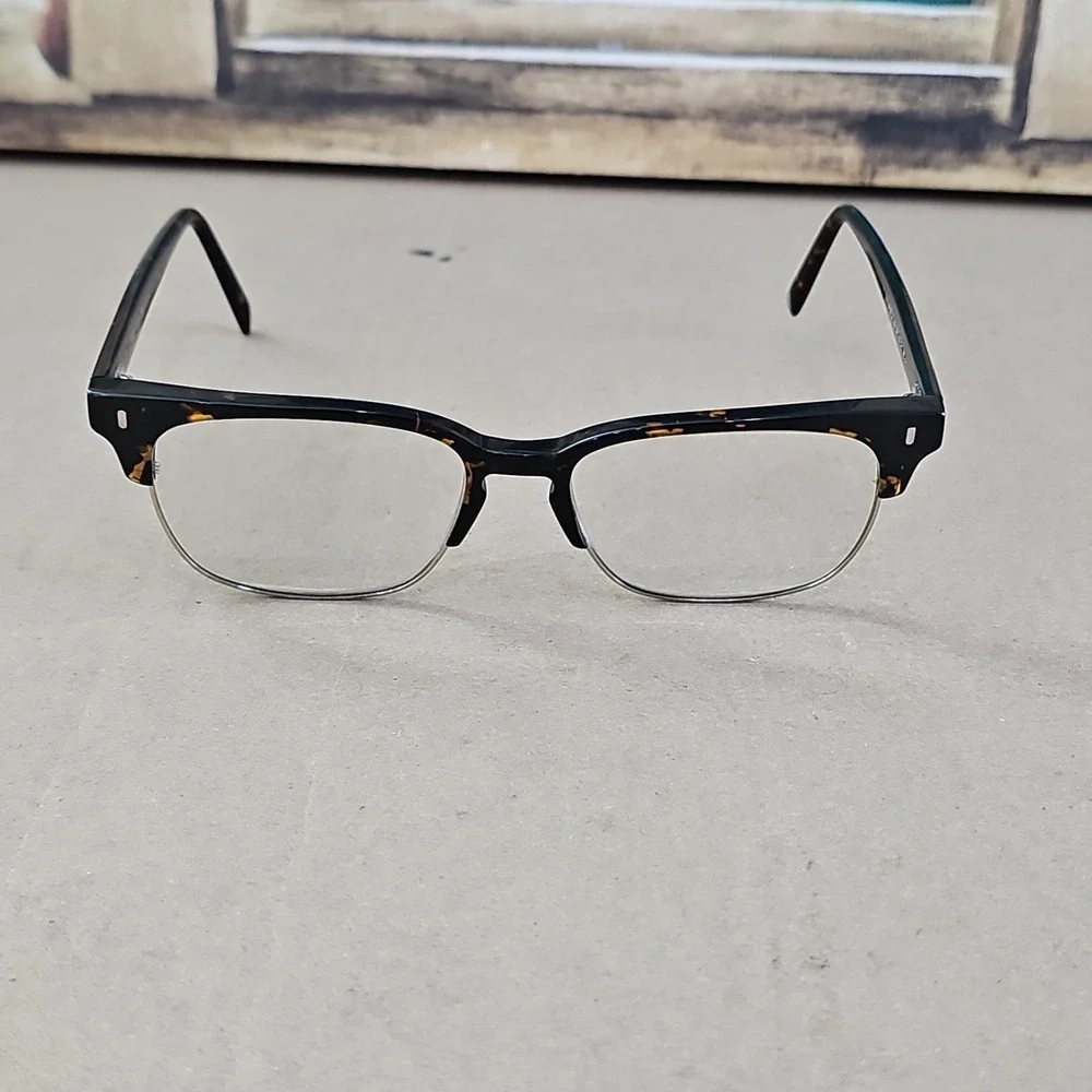 Warby Parker Ames 3201 Eyeglasses Frame Womens Brown Tortoise Full Rim 54-18-145